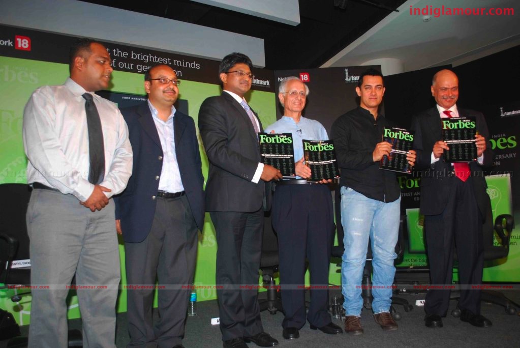 Amir Khan launches Forbes India's 1st anniversary special issue Event hd photo