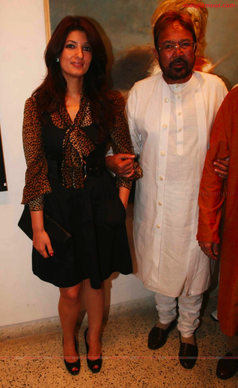 Rajesh Khanna and Twinkle Khanna inagurates Prithvi Soni's Exhibition Event hd photo