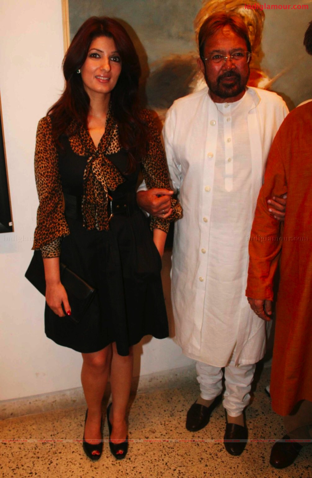 Rajesh Khanna and Twinkle Khanna inagurates Prithvi Soni's Exhibition Event hd photo