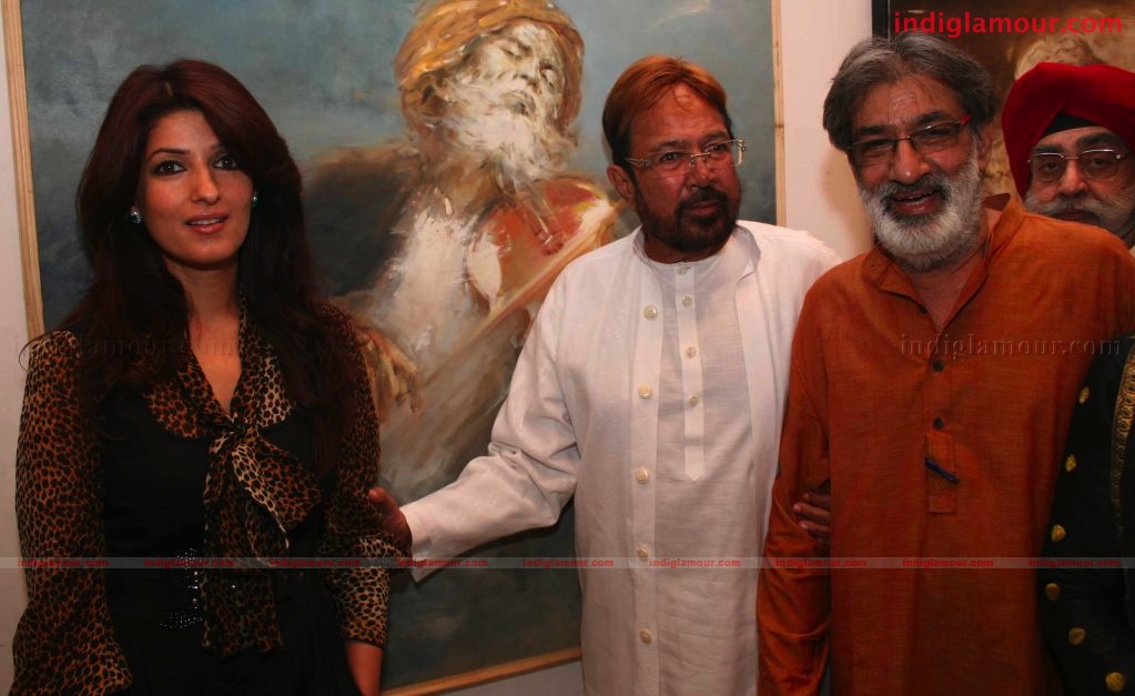 Rajesh Khanna and Twinkle Khanna inagurates Prithvi Soni's Exhibition Event hd photo