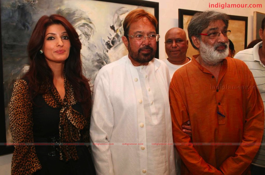 Rajesh Khanna and Twinkle Khanna inagurates Prithvi Soni's Exhibition Event hd photo