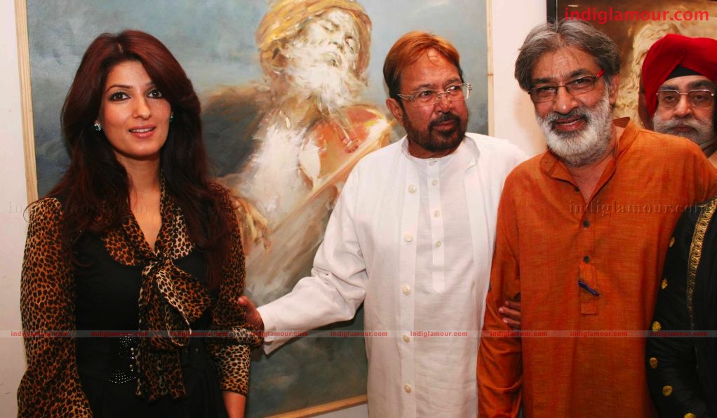 Rajesh Khanna and Twinkle Khanna inagurates Prithvi Soni's Exhibition Event hd photo