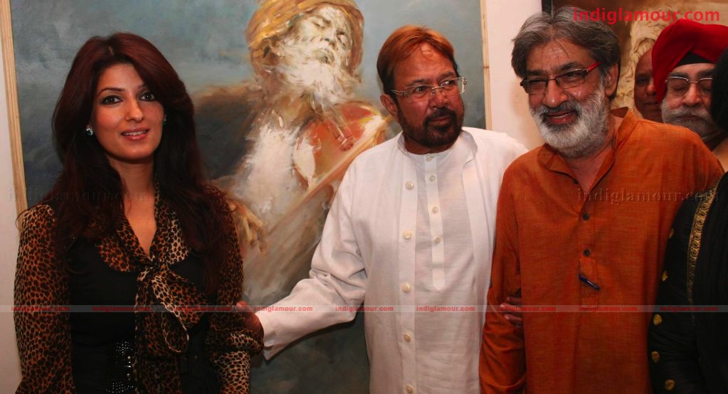 Rajesh Khanna and Twinkle Khanna inagurates Prithvi Soni's Exhibition Event hd photo