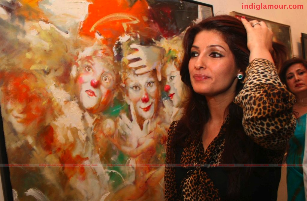Rajesh Khanna and Twinkle Khanna inagurates Prithvi Soni's Exhibition Event hd photo