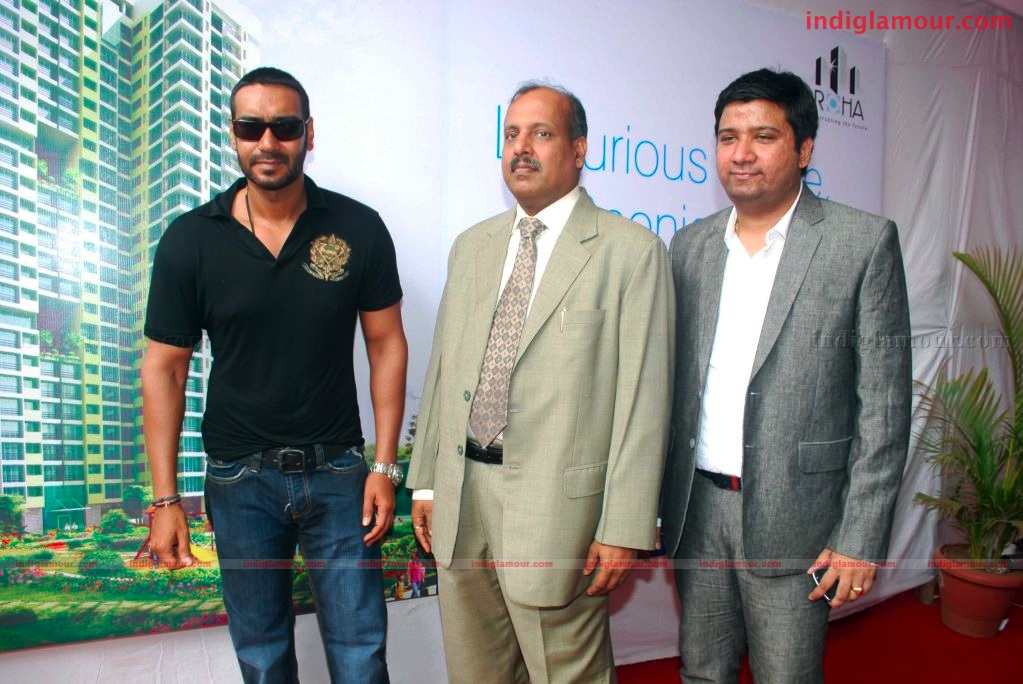 Ajay devgn launches roha infrastructure developers's new project Event hd photo