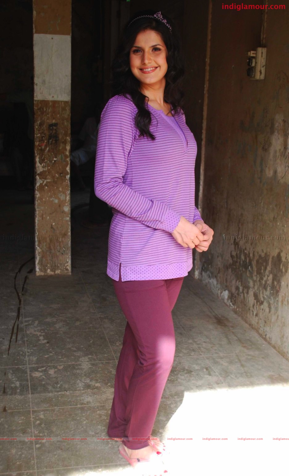 Zarine Khan Photo shoot for  Sweet Dream Lounge Wear Event hd photo