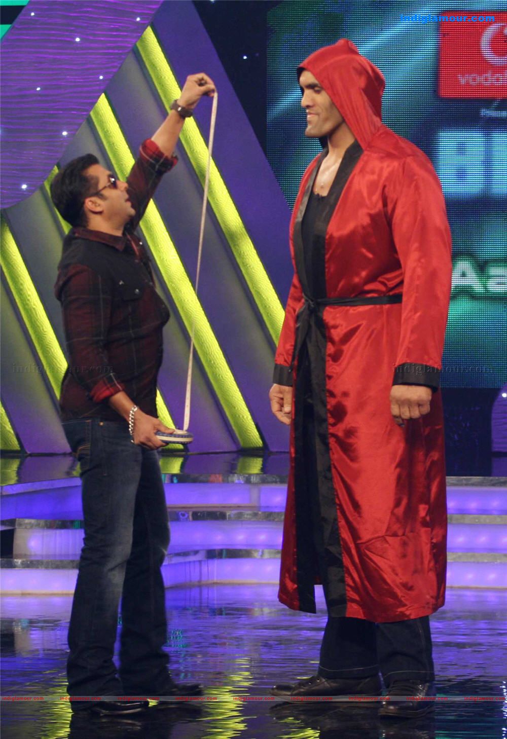 Khali made entry in the house of Big Boss photos Event hd photo