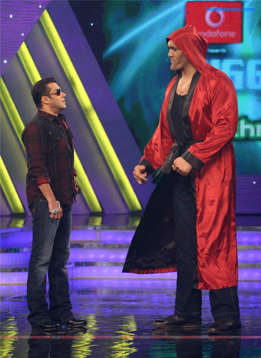 Khali made entry in the house of Big Boss photos Event hd photo