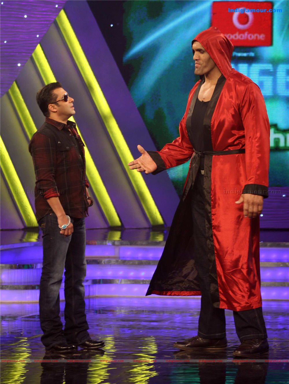 Khali made entry in the house of Big Boss photos Event hd photo