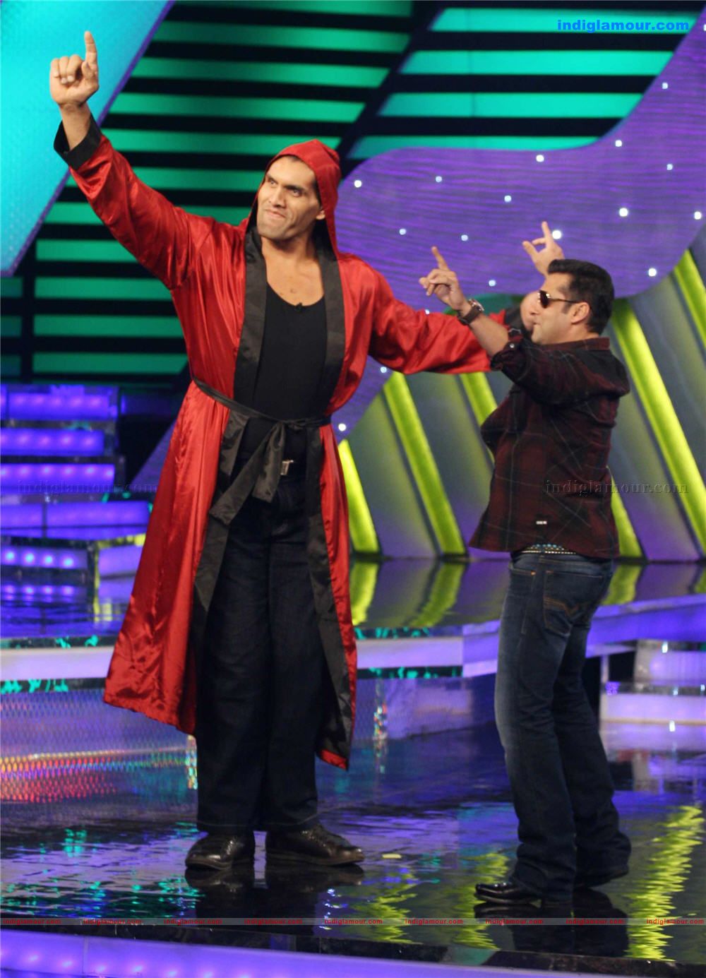 Khali made entry in the house of Big Boss photos Event hd photo