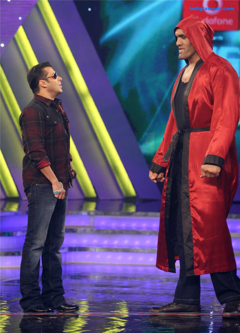 Khali made entry in the house of Big Boss photos Event hd photo