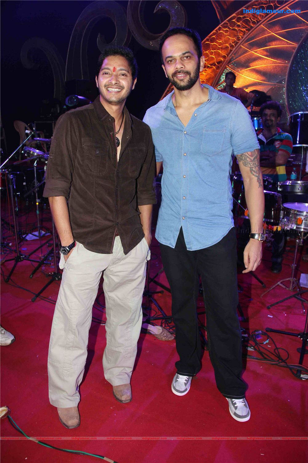 Shreyas Talpade and Rohit Shetty promotes Golmal photos Event hd photo