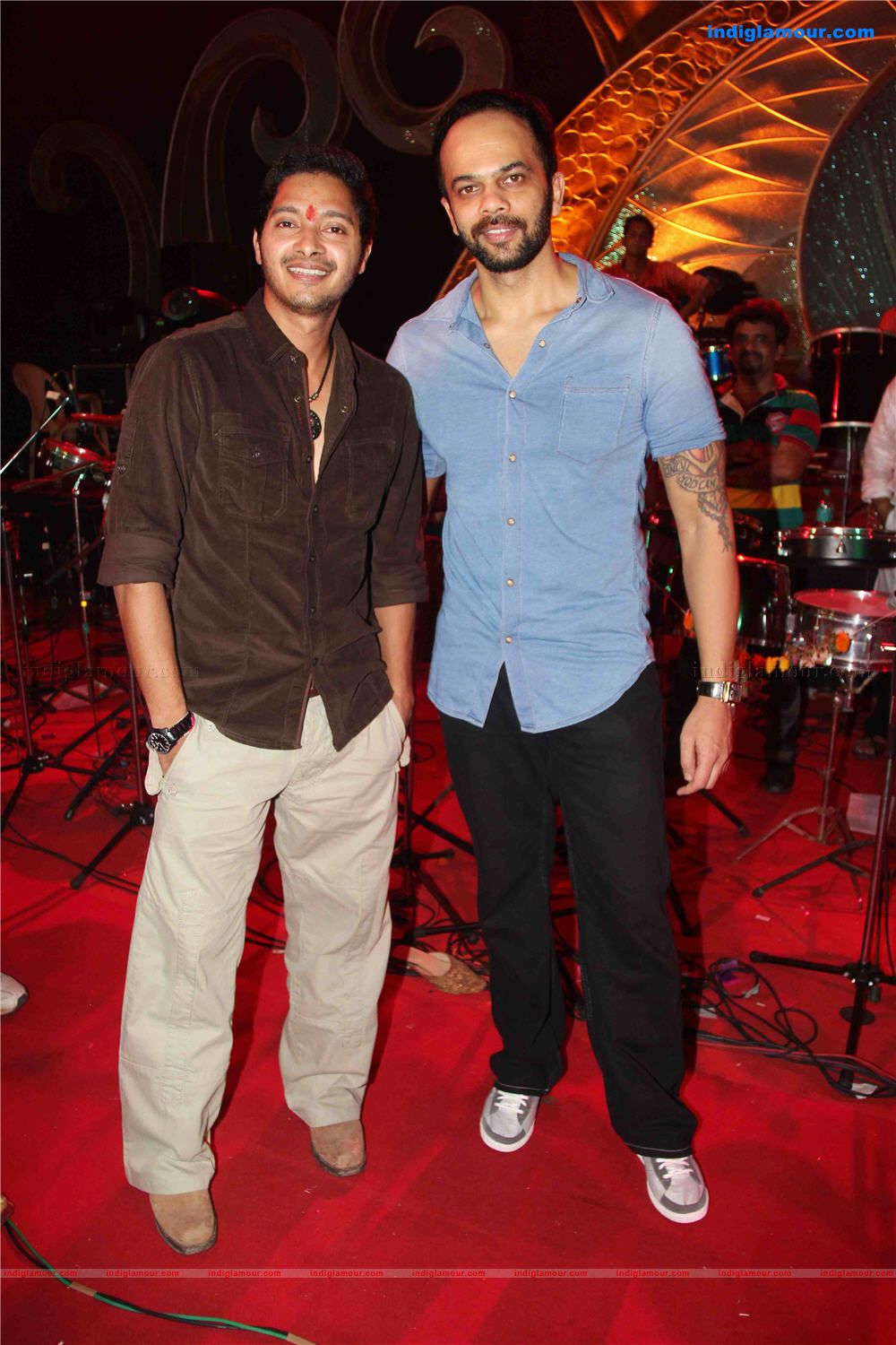 Shreyas Talpade and Rohit Shetty promotes Golmal photos Event hd photo