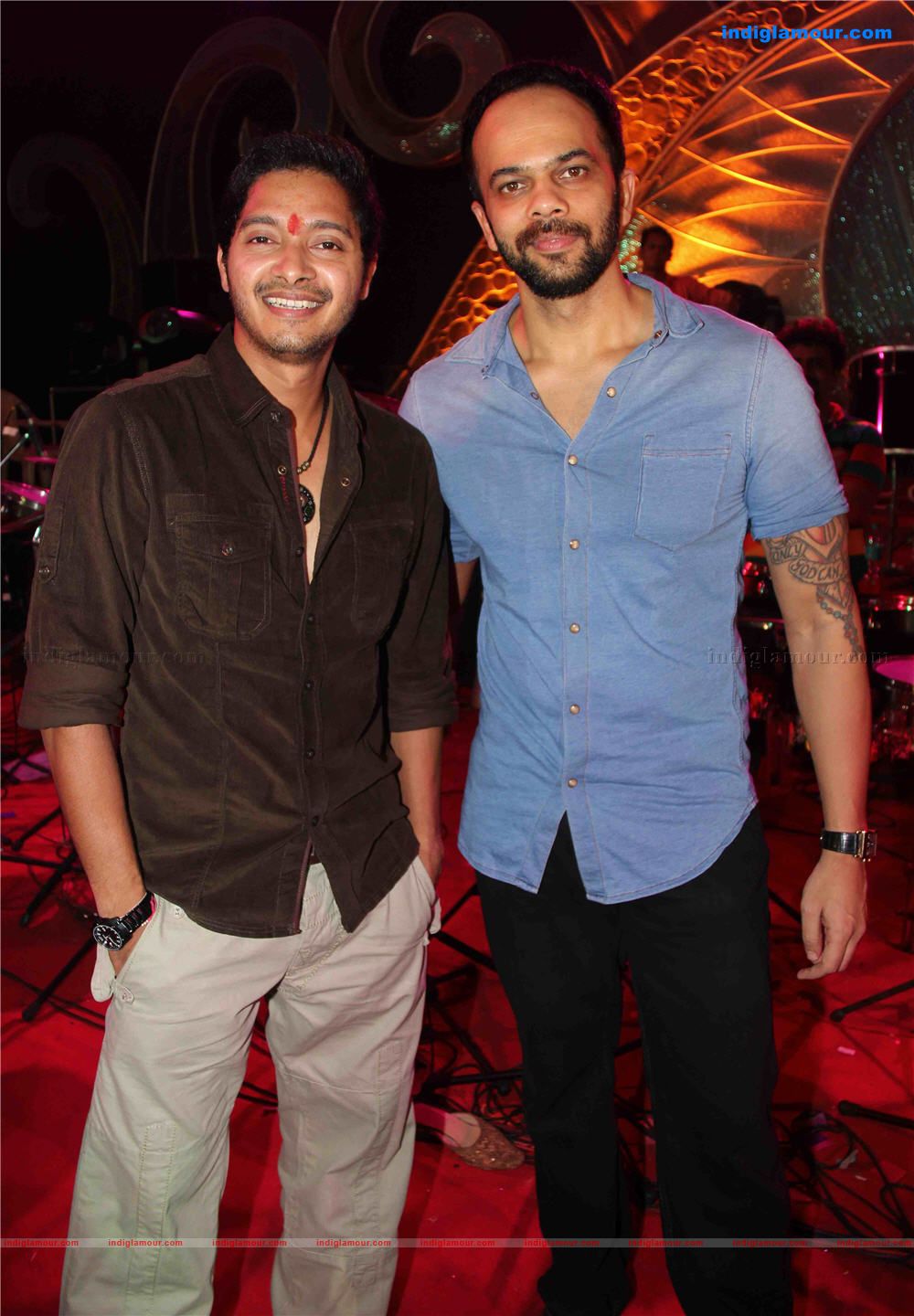 Shreyas Talpade and Rohit Shetty promotes Golmal photos Event hd photo
