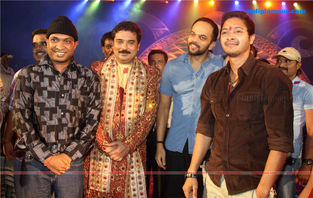 Shreyas Talpade and Rohit Shetty promotes Golmal photos Event hd photo