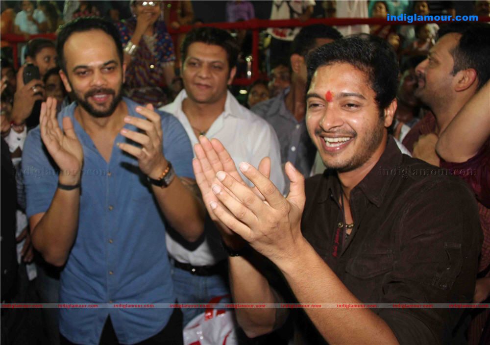 Shreyas Talpade and Rohit Shetty promotes Golmal photos Event hd photo