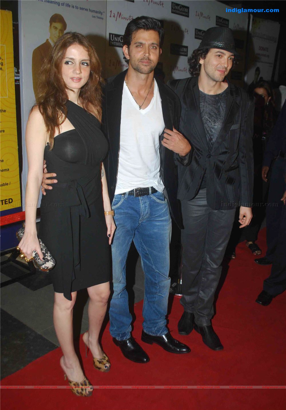hritik roshan, fardeen khan at 1 a Minute Premier at pvr phoenix mills lower parel photos Event hd photo