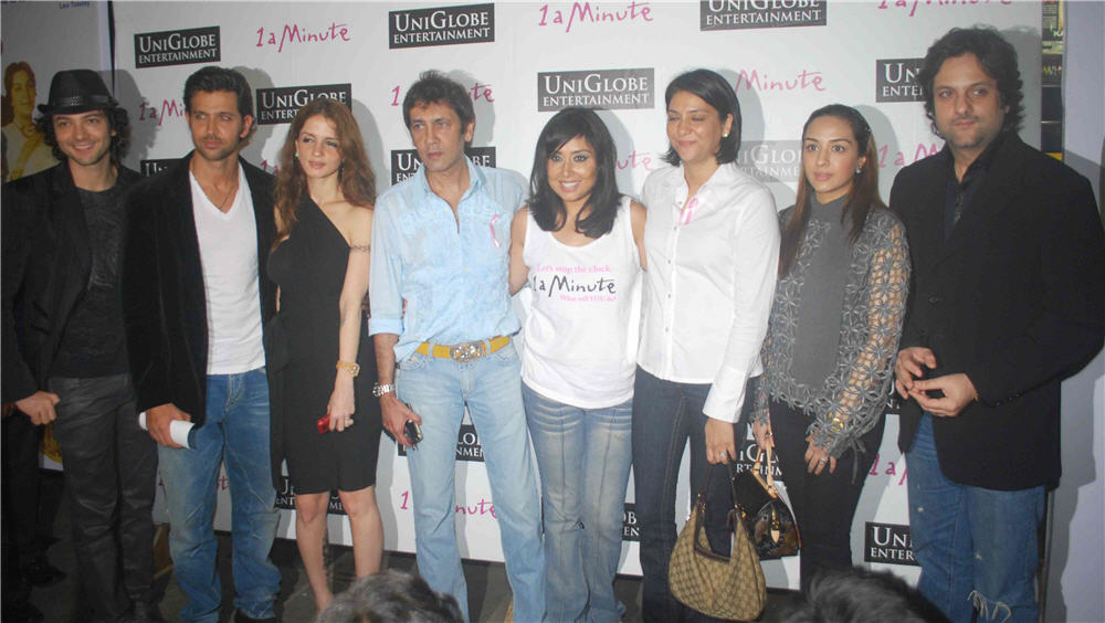 hritik roshan, fardeen khan at 1 a Minute Premier at pvr phoenix mills lower parel photos Event hd photo