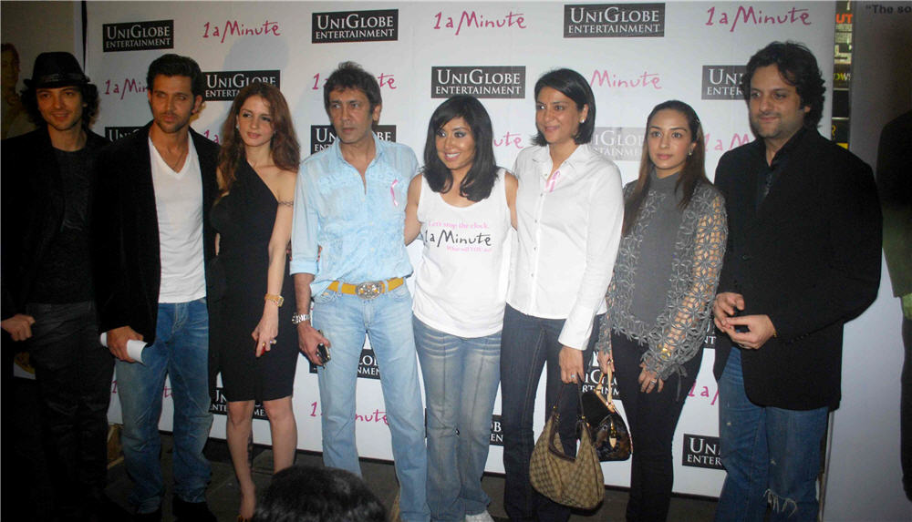 hritik roshan, fardeen khan at 1 a Minute Premier at pvr phoenix mills lower parel photos Event hd photo