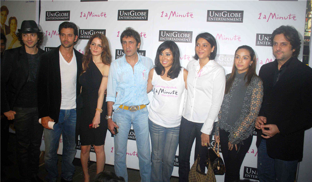 hritik roshan, fardeen khan at 1 a Minute Premier at pvr phoenix mills lower parel photos Event hd photo