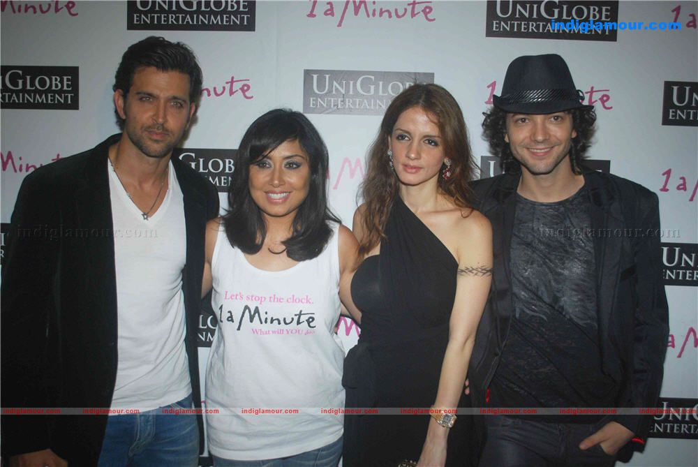 hritik roshan, fardeen khan at 1 a Minute Premier at pvr phoenix mills lower parel photos Event hd photo