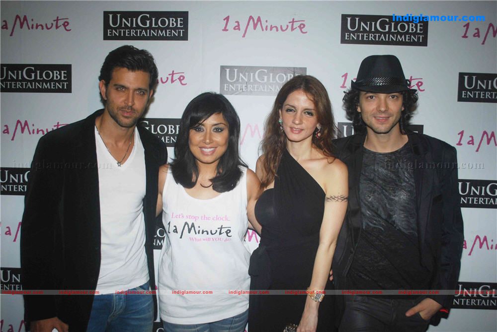 hritik roshan, fardeen khan at 1 a Minute Premier at pvr phoenix mills lower parel photos Event hd photo