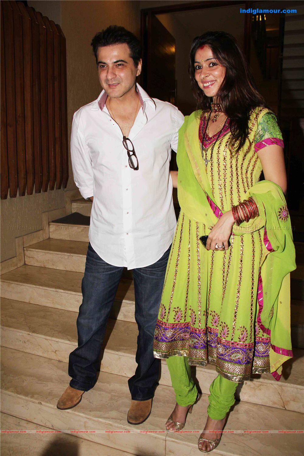 Shilpa shetty, Ravina Tondon at karva Chauth party hosted by David Dhawan Event hd photo