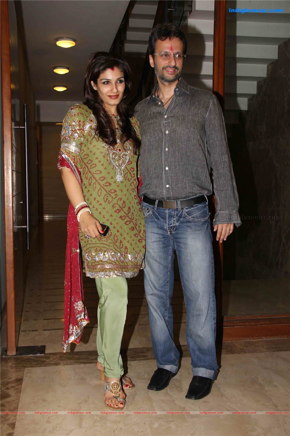 Shilpa shetty, Ravina Tondon at karva Chauth party hosted by David Dhawan Event hd photo