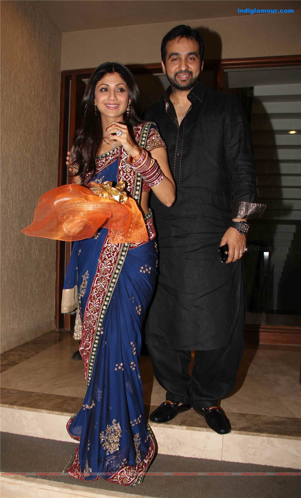 Shilpa shetty, Ravina Tondon at karva Chauth party hosted by David Dhawan Event hd photo