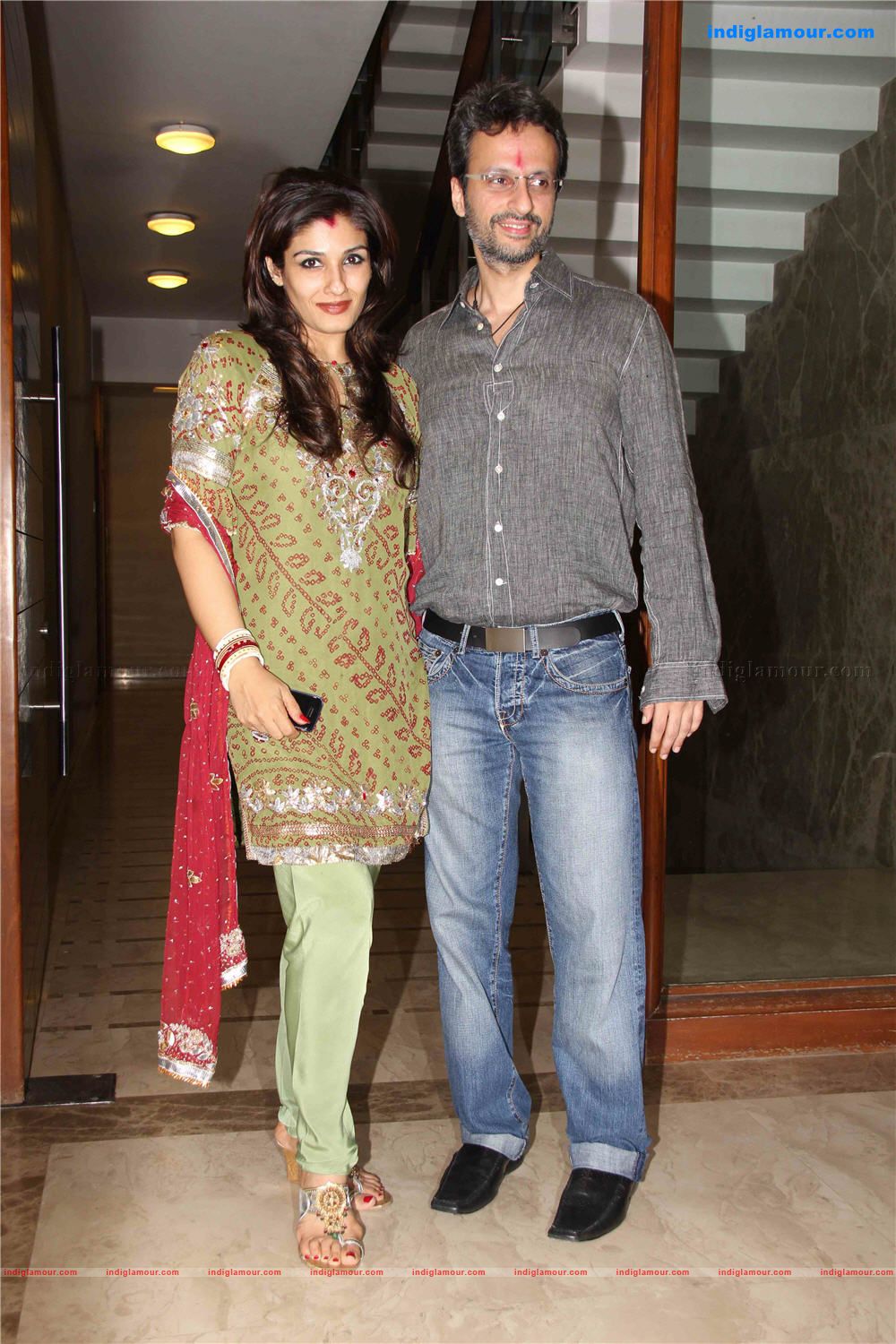 Shilpa shetty, Ravina Tondon at karva Chauth party hosted by David Dhawan Event hd photo