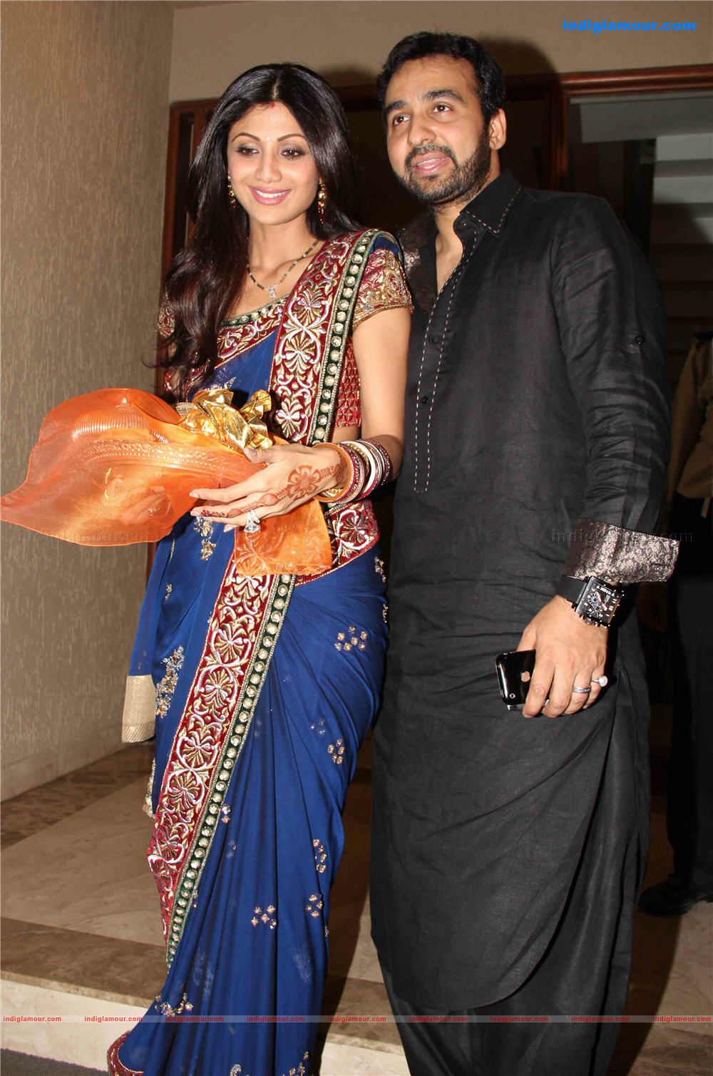 Shilpa shetty, Ravina Tondon at karva Chauth party hosted by David Dhawan Event hd photo