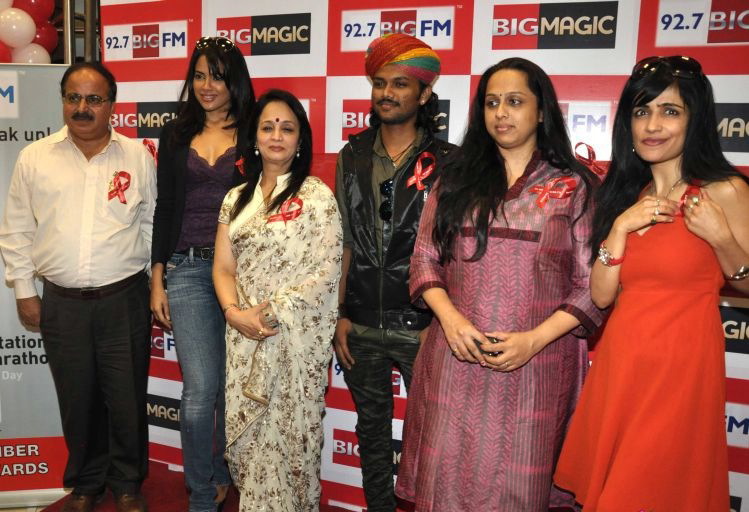 Sameera Reddy at Red Ribbon Marathon on World Aids day Event hd photo