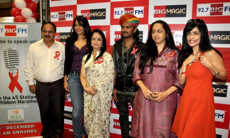 Sameera Reddy at Red Ribbon Marathon on World Aids day Event hd photo