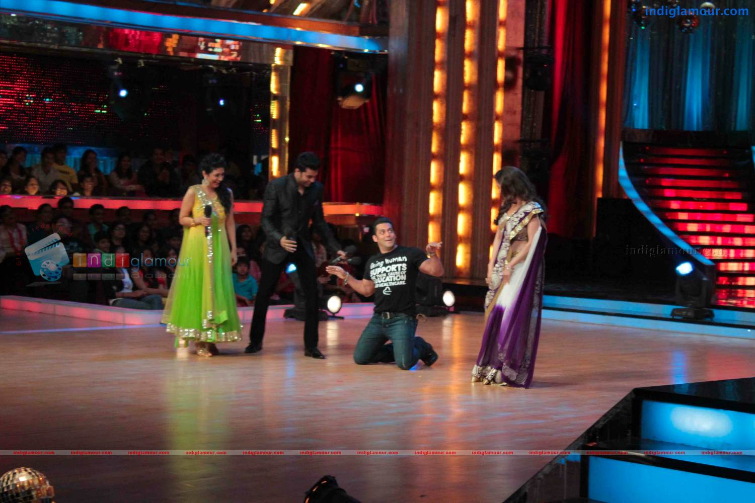Salman Khan Katrina At Jhalak Dikhla Jaa Sets Event hd photo
