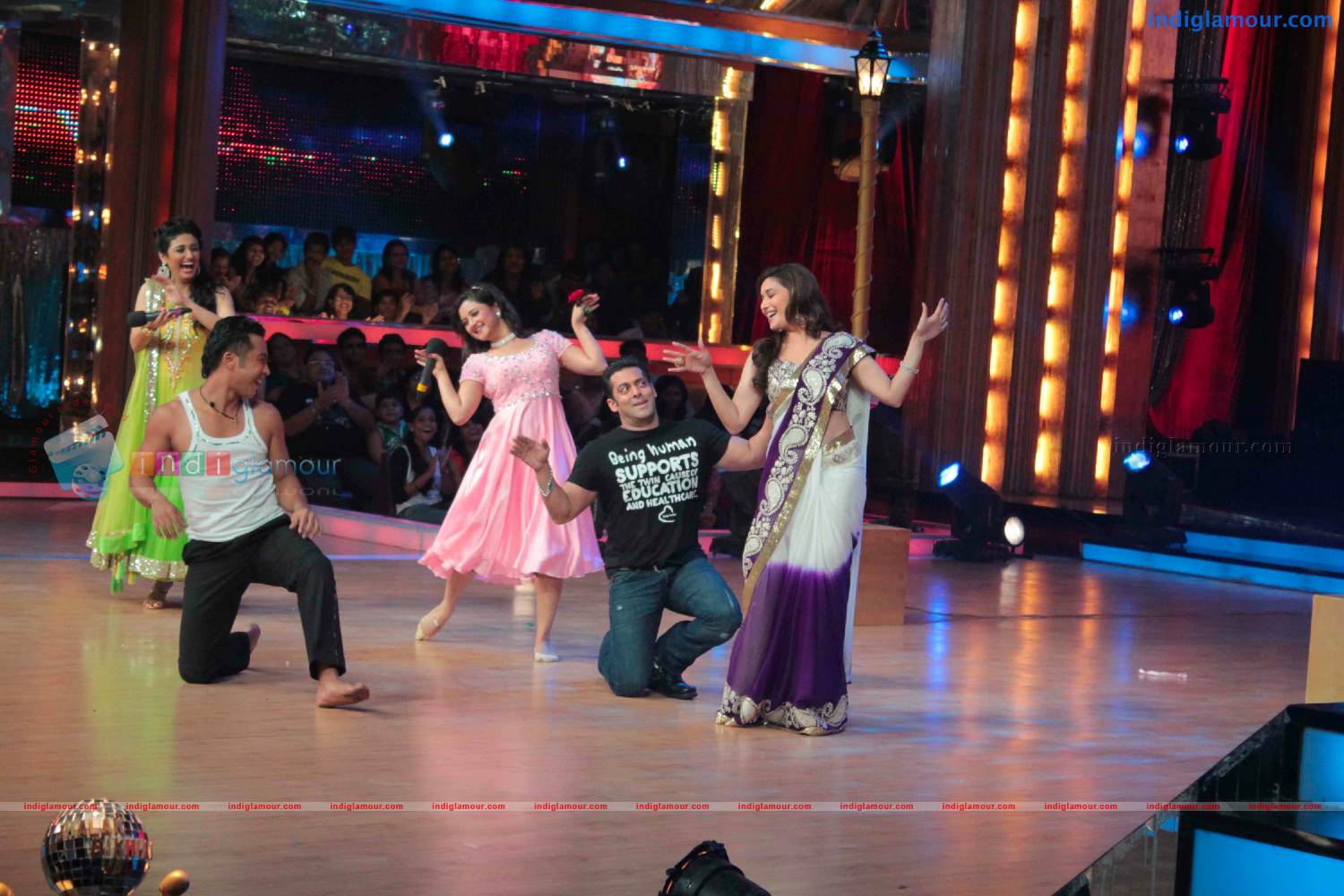 Salman Khan Katrina At Jhalak Dikhla Jaa Sets Event hd photo