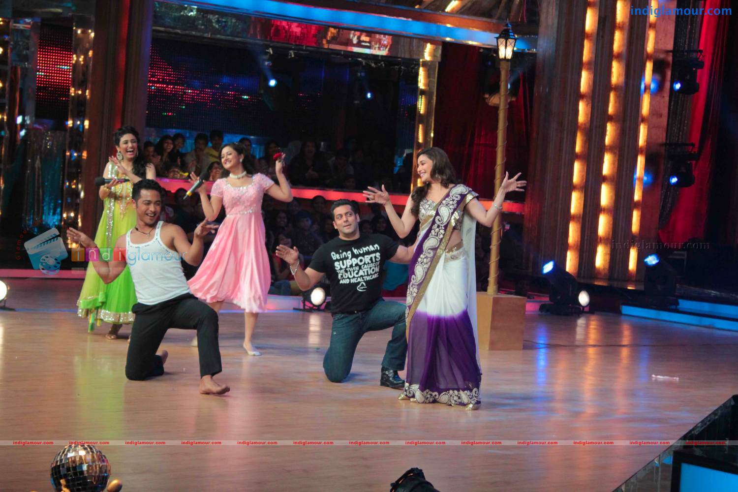Salman Khan Katrina At Jhalak Dikhla Jaa Sets Event hd photo