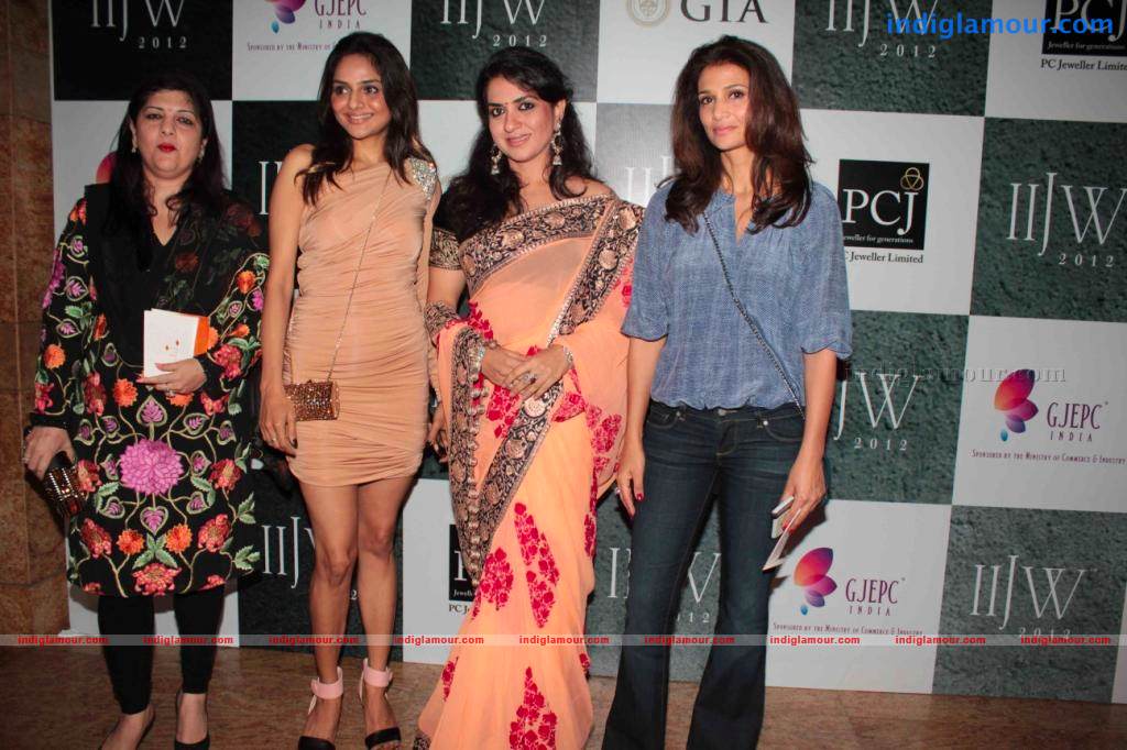 Celebs At India International Jewellery Week 2012 Event hd photo