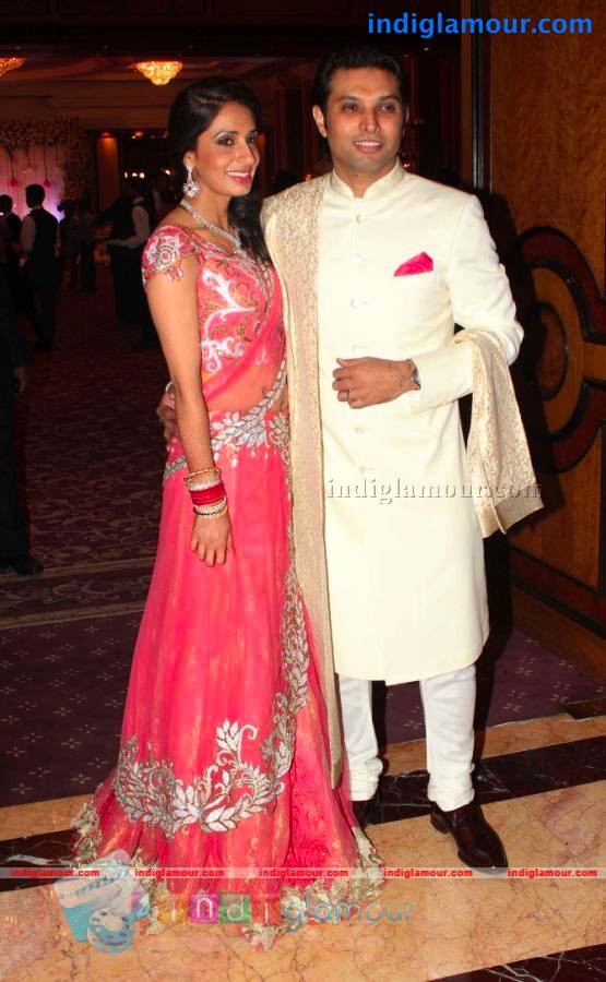 Abhinav And Ashima Shukla's Wedding Reception Event hd photo