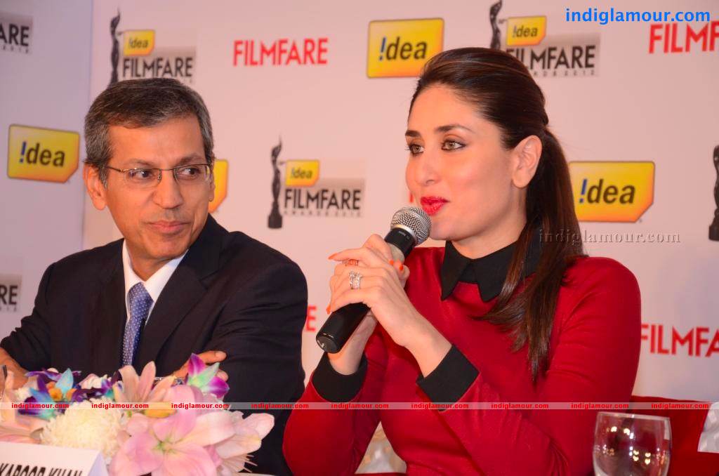Kareena At 58th !dea Filmfare Awards 2012 Press Conference Event hd photo