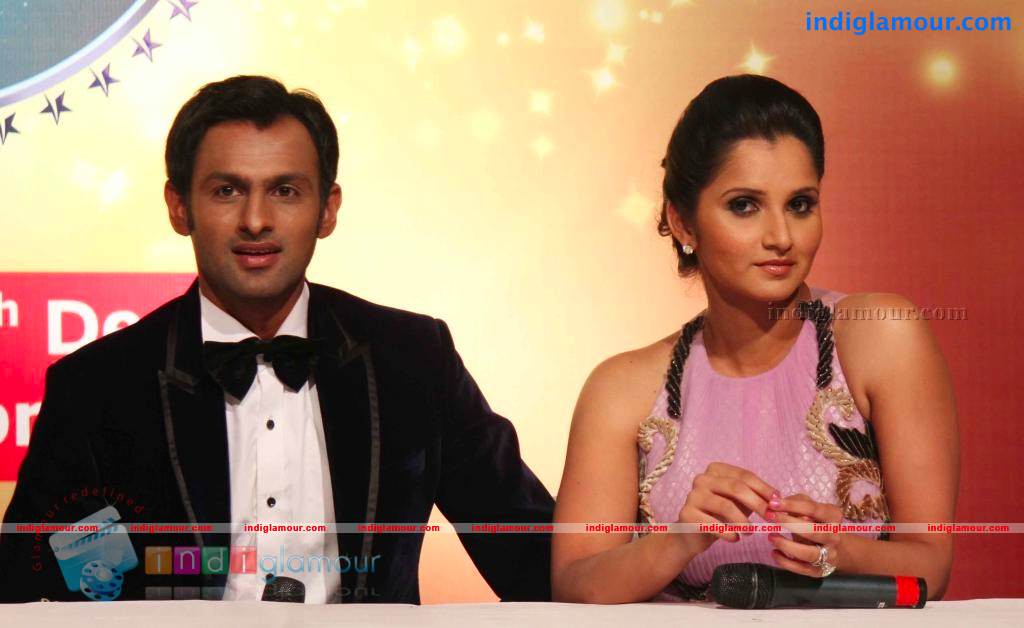 Sania Mirza And Shoib Malik At Nach Baliye 5 Event hd photo