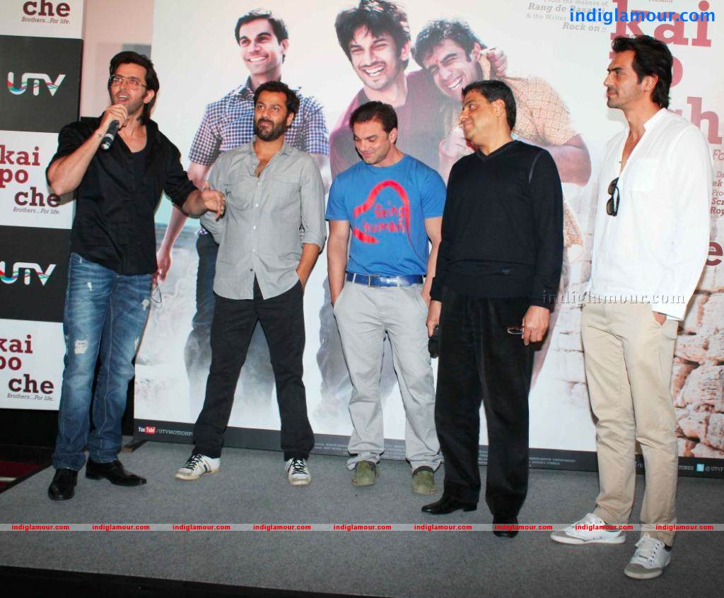 Hrithik Roshan At Kai Po Che Trailer Movie Launch Event hd photo