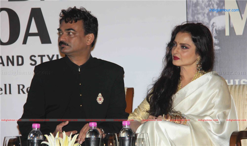 Rekha Launches Wendell Rodricks Moda Goa Book Event hd photo