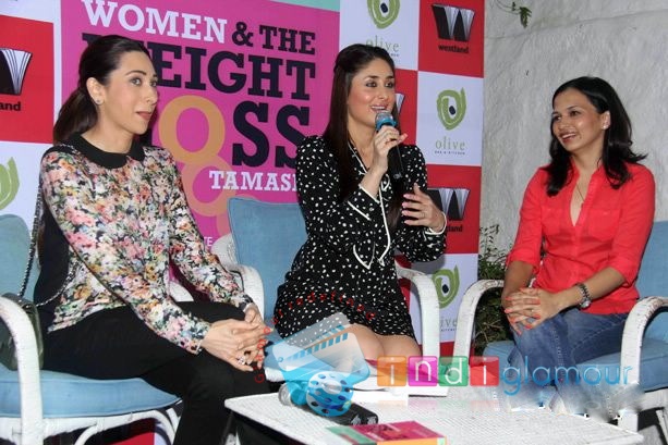 Kareena Kapoor and Karishma at the Success Party of Rujuta Diwekar Book Event hd photo