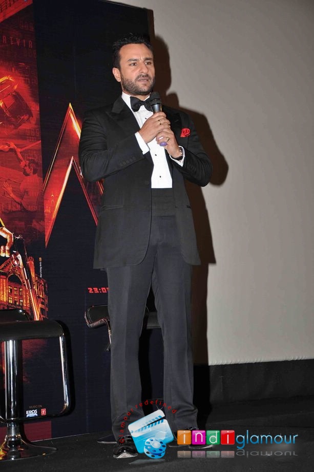 Saif Ali Khan Launches Agent Vinod Theatrical Trailer Event hd photo
