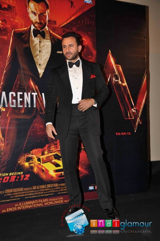 Saif Ali Khan Launches Agent Vinod Theatrical Trailer Event hd photo