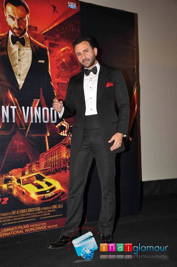 Saif Ali Khan Launches Agent Vinod Theatrical Trailer Event hd photo