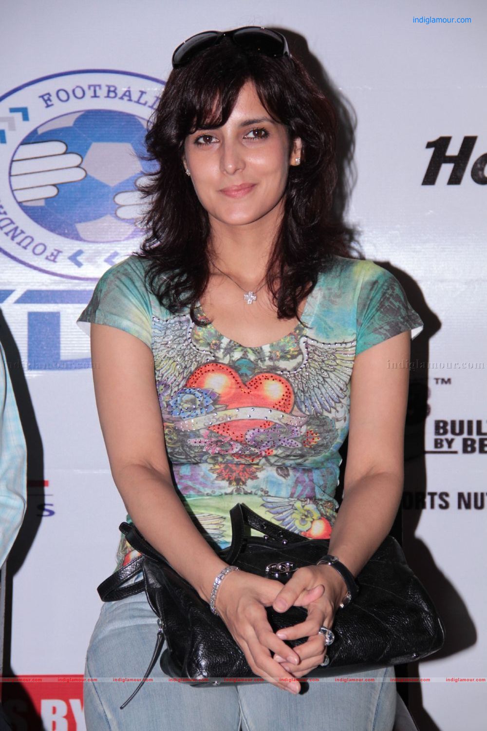 Tulip Joshi at Football Marathon 2012 Launch Event hd photo