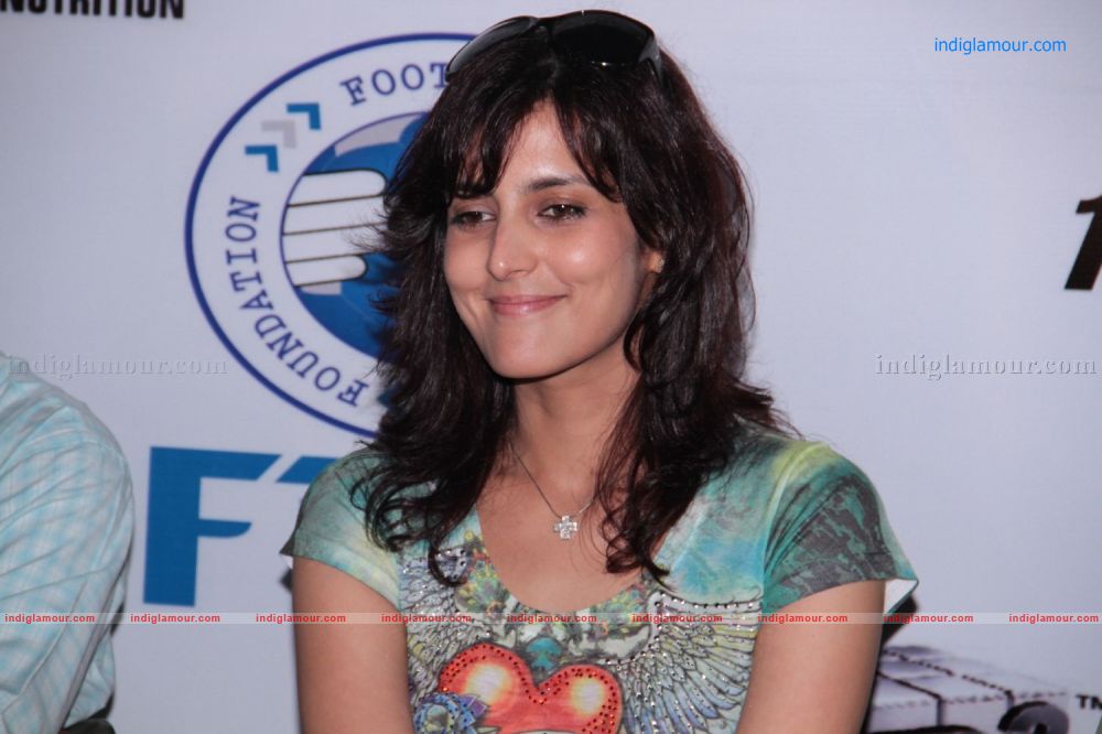 Tulip Joshi at Football Marathon 2012 Launch Event hd photo