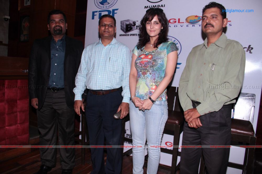Tulip Joshi at Football Marathon 2012 Launch Event hd photo