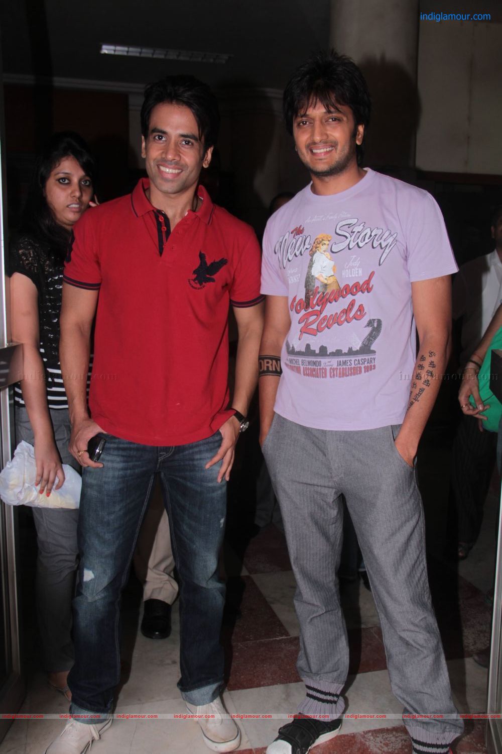 Tusshar and Ritesh Promote Kyaa Super Kool Hain Hum Event hd photo